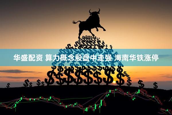 华盛配资 算力概念股盘中走强 海南华铁涨停